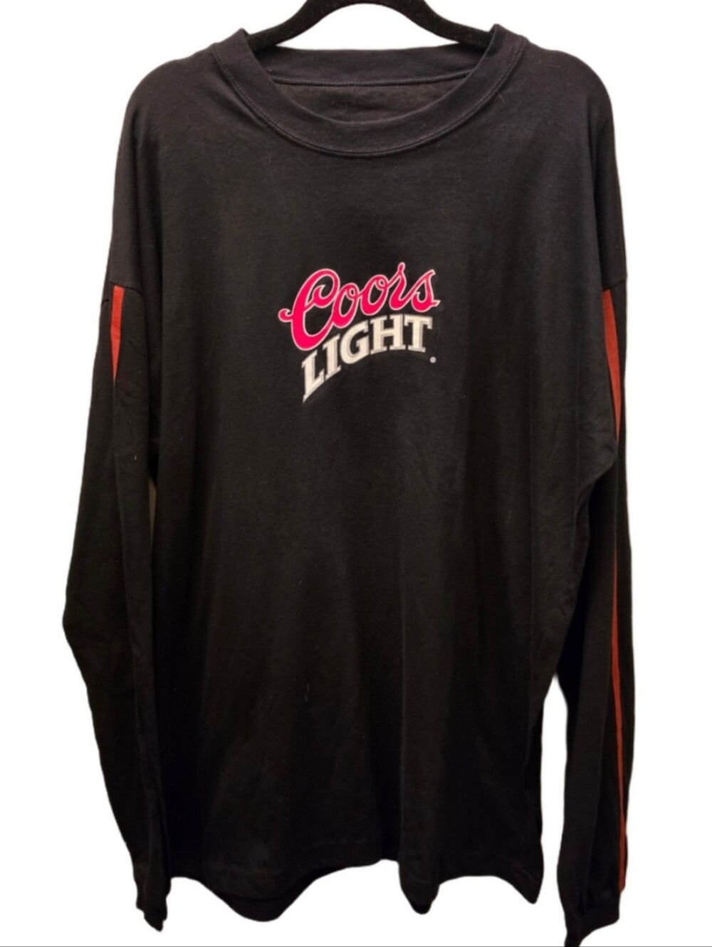 Vintage 90s Coors Light Long Sleeve Shirt XL Made in Canada Beer Promo